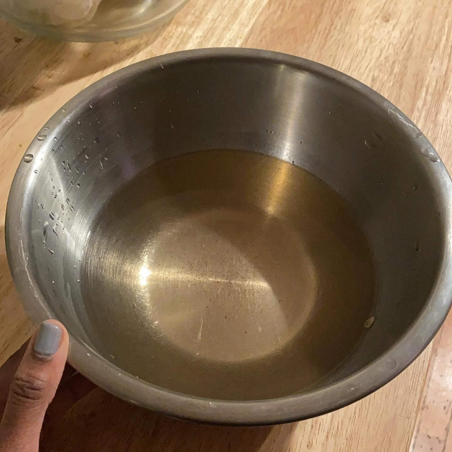 Soak your strawberries in vinegar before you eat them! Trust me.

I try to buy organic whenever I can, but sometimes it's not always affordable and the options can be limited depending on the season. Regardless, there's always something added to frui