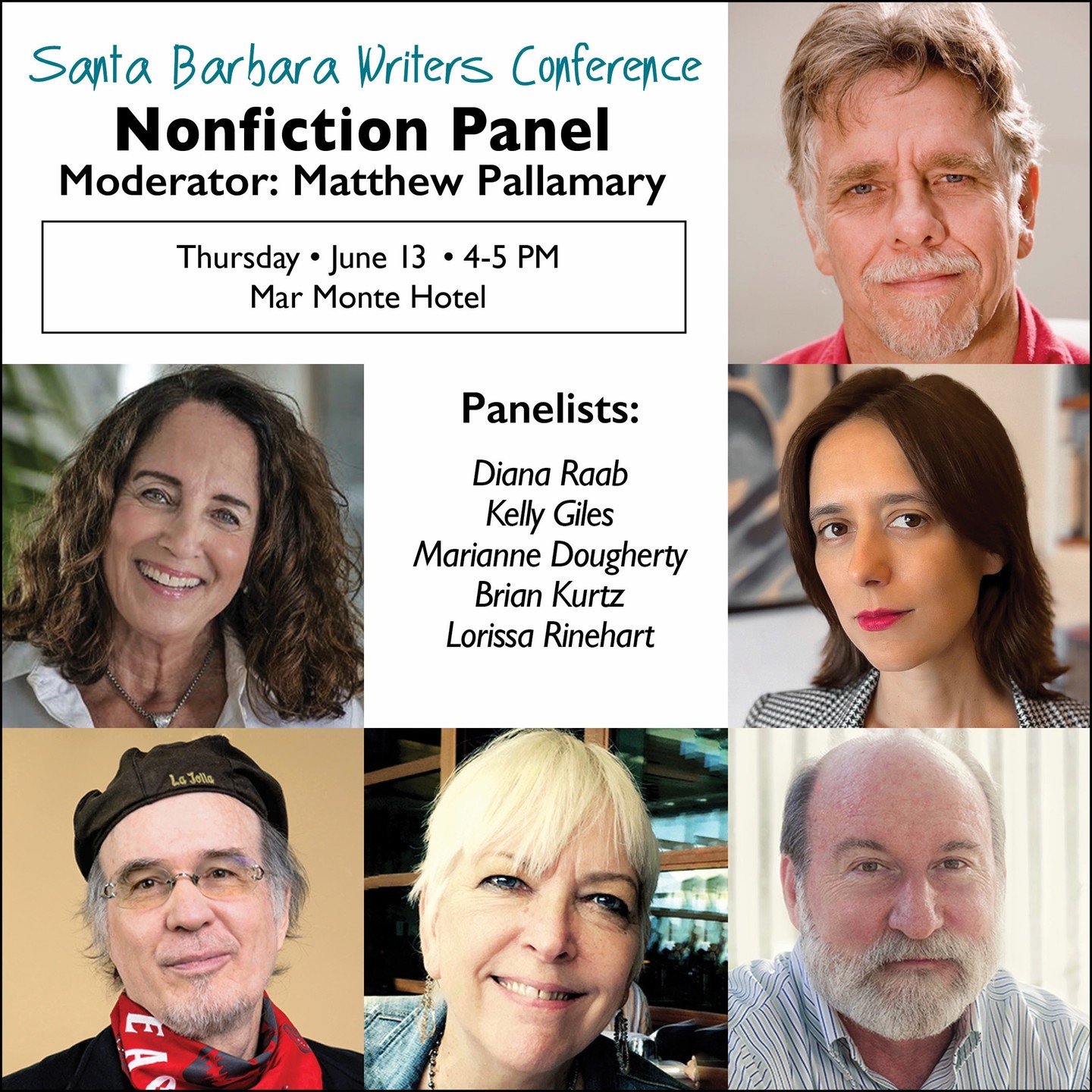 Are you working on a memoir or another nonfiction project? This panel discussion will cover many aspects of creating and selling a successful project.