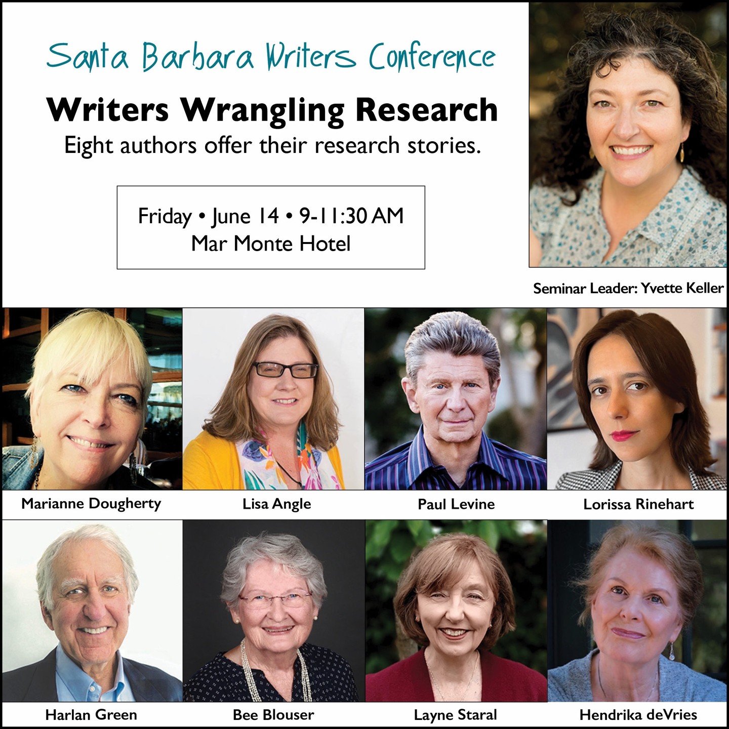 Do you have a writing project that requires extensive research? Both fiction and nonfiction often require it. Do you love research but get lost in how to turn all that information into a coherent narrative? Join us on Friday, June 14, and learn from 