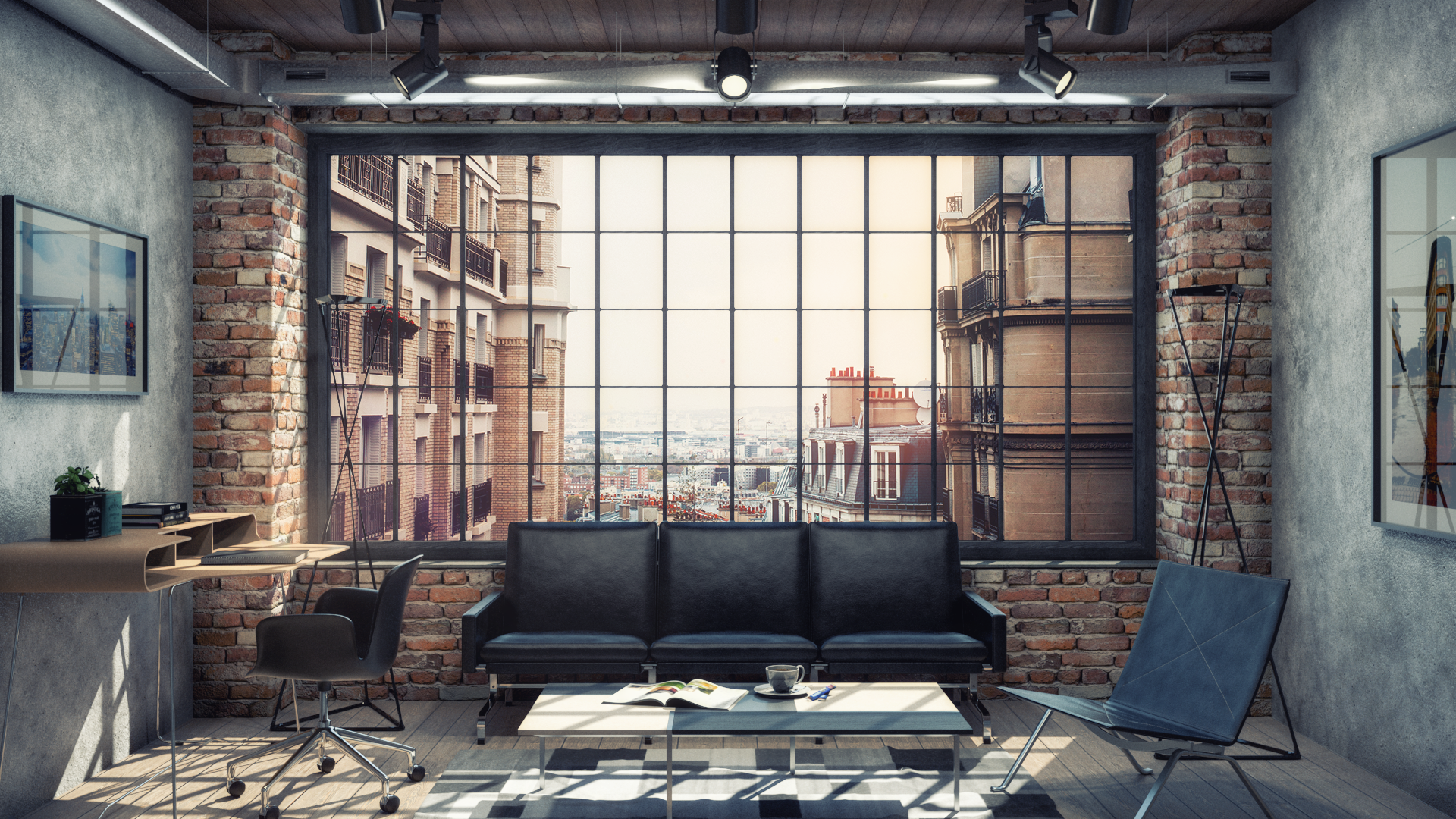 Industrial Living Room