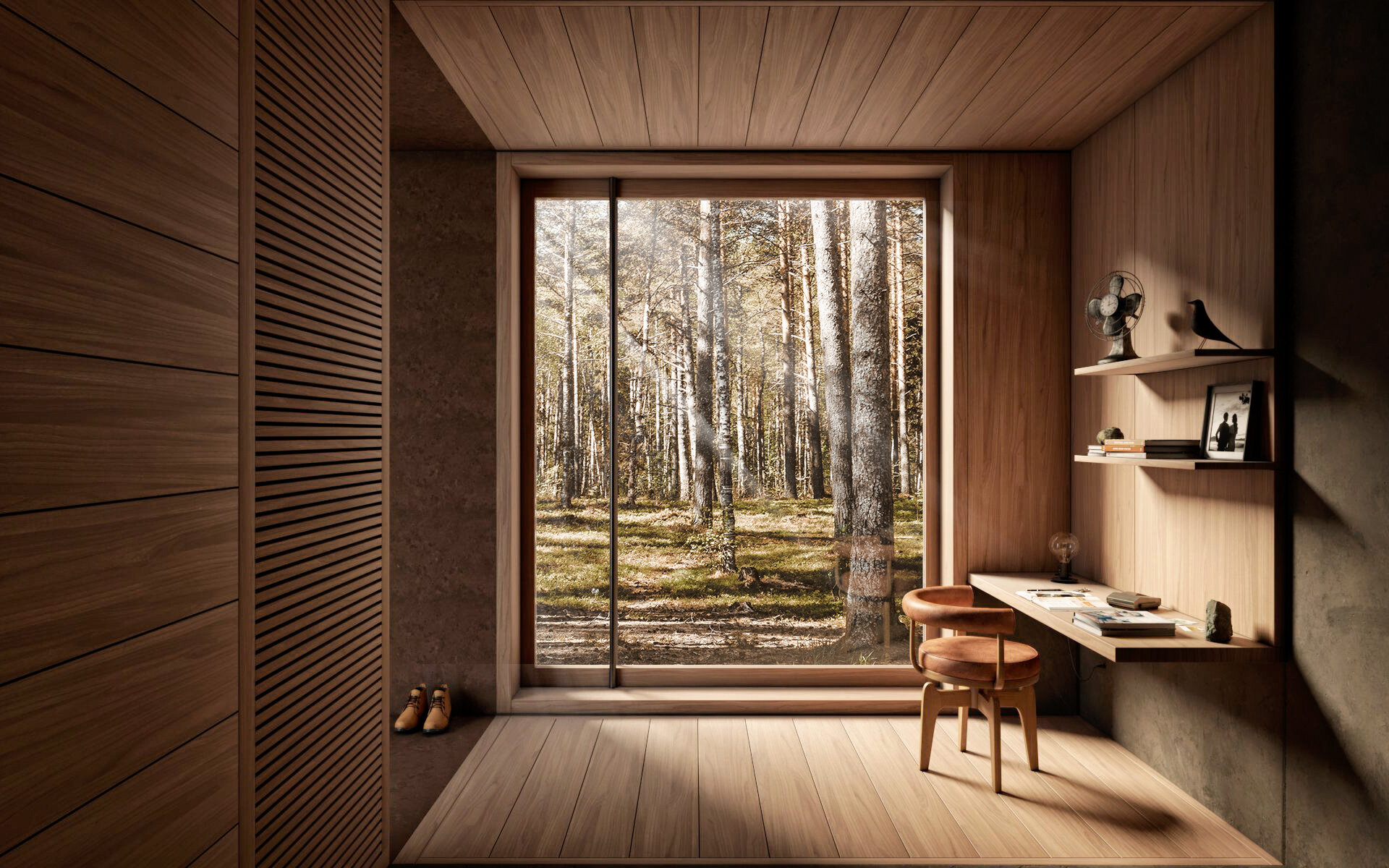 OFFICE IN THE FOREST