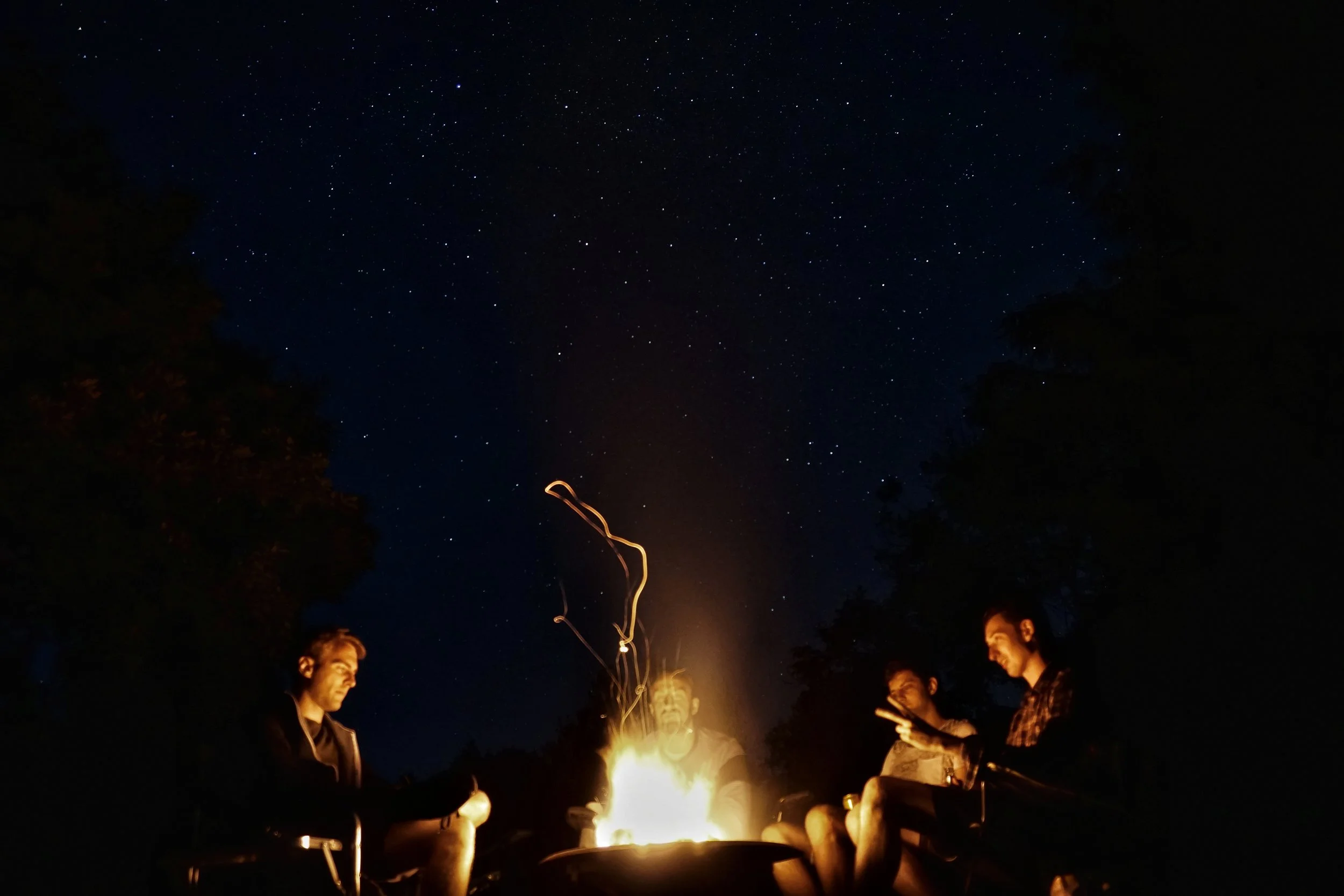 Long Exposure Night Sky