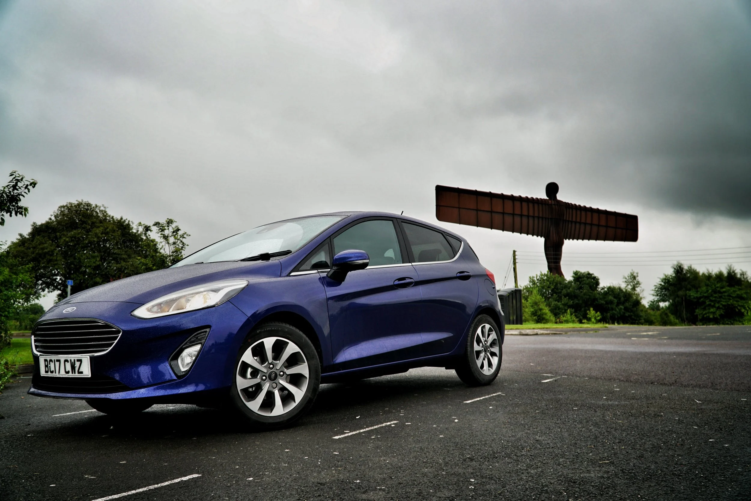 Fiesta under the Angel of the North