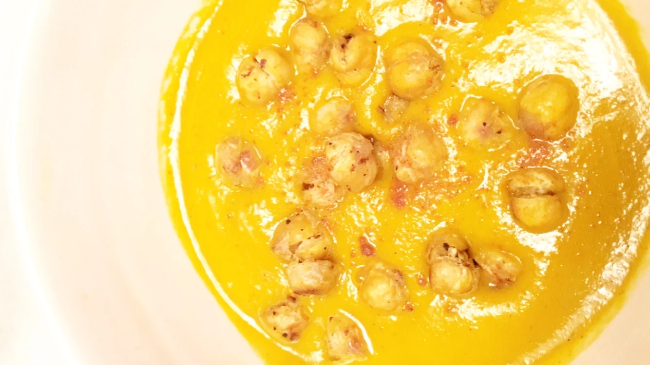 Carrot, Ginger & Butternut Squash Soup