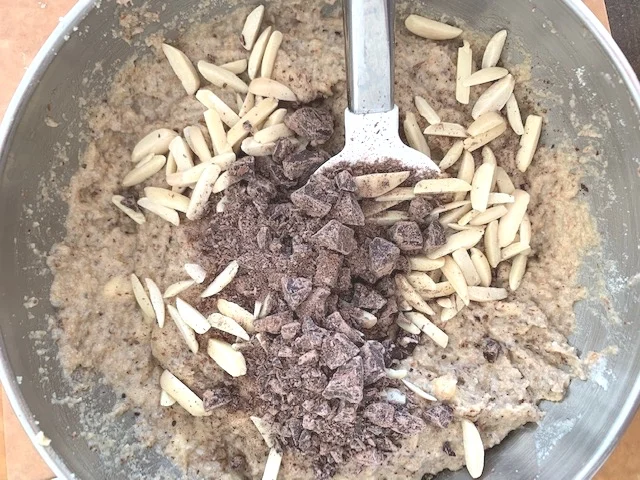 Vegan Chocolate Chip Banana Muffins - Made w/Almond Pulp