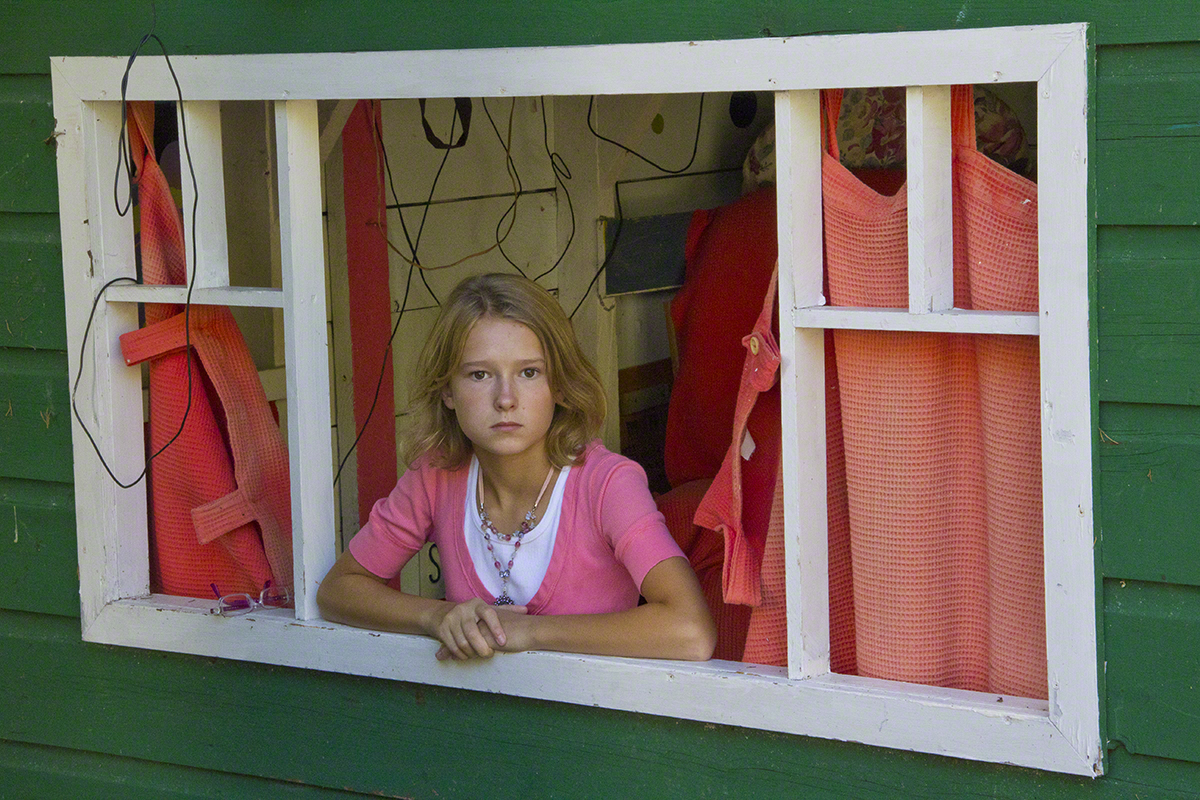 Natalie in her playhouse 2012