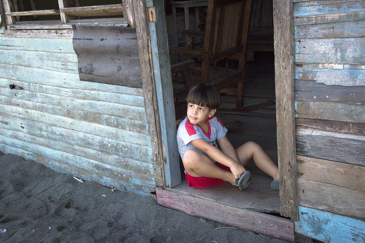 Young Boy in His Doorway, Baracoa