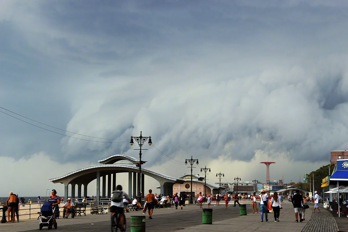 Sitting in Tatiana's old world white-tablecloth cafe in the boardwalk, I watched a spectacular storm hit, followed by my first double rainbow.