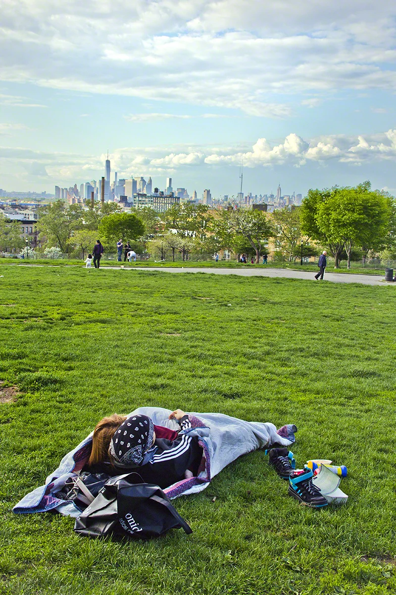 A perfect spring day, Sunset Park