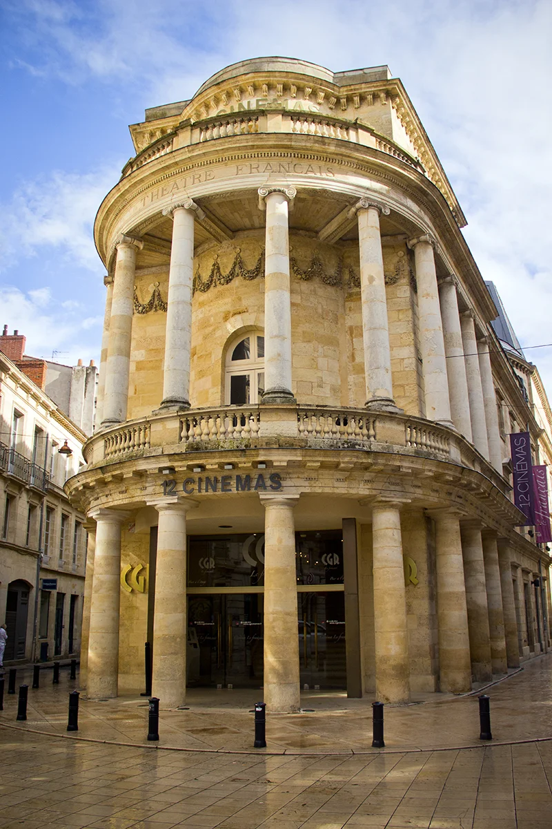 Old building converted to a 12-plex cinema, City of Bordeaux