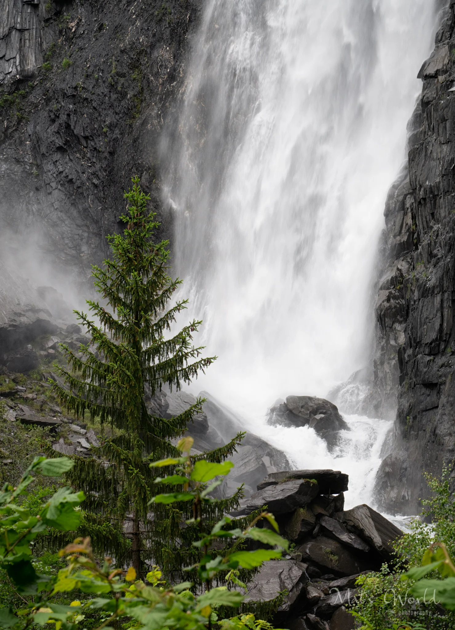 The lowest waterfall.