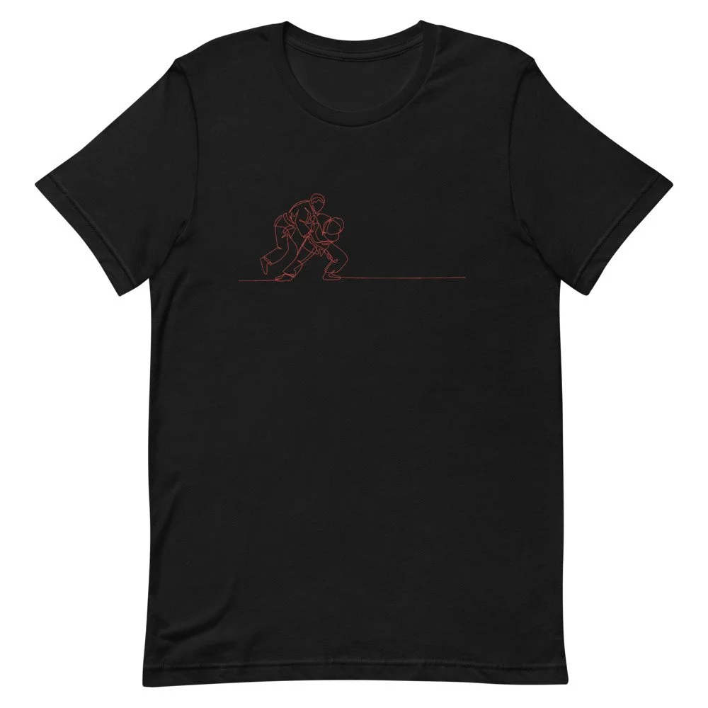 Unisex Tai Otoshi Graphic Tee - Black 
