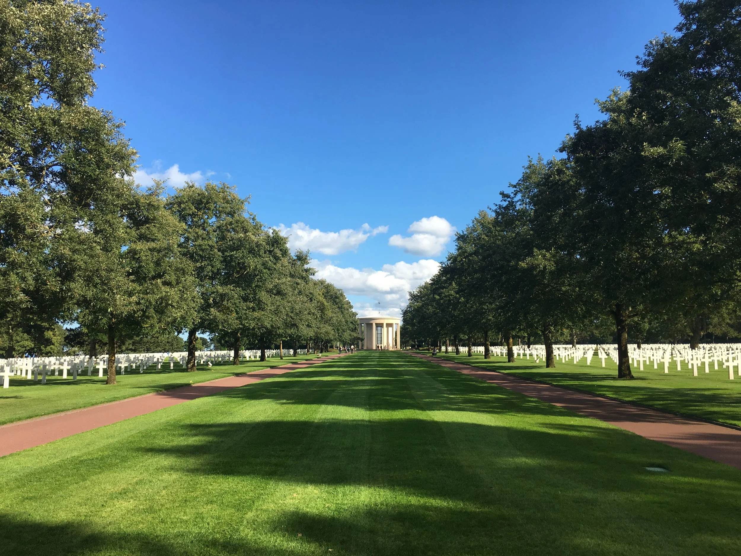 American Cemetery above Omaha Beach