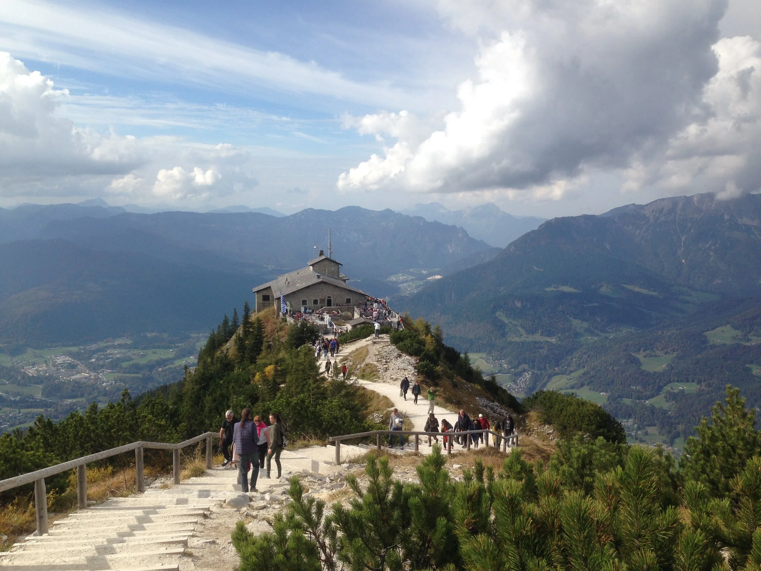 The Eagles' Nest from above.