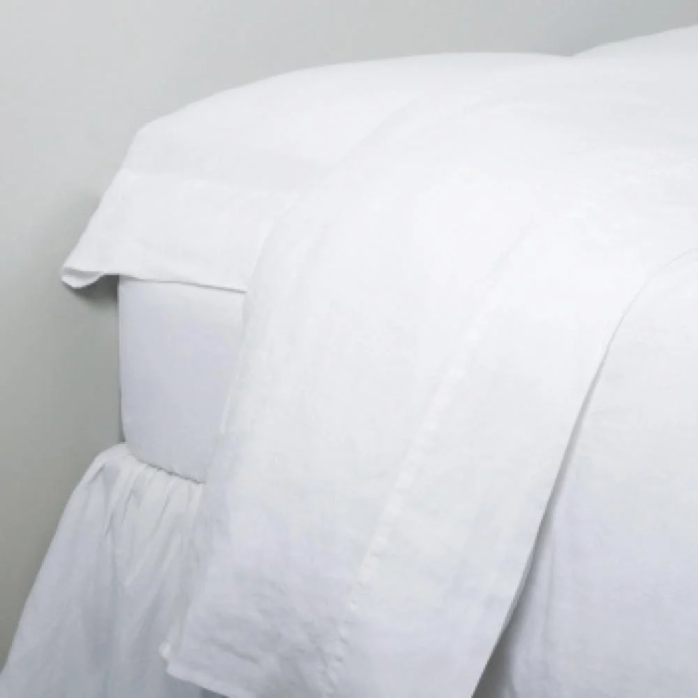 Linen Sheet Set - White