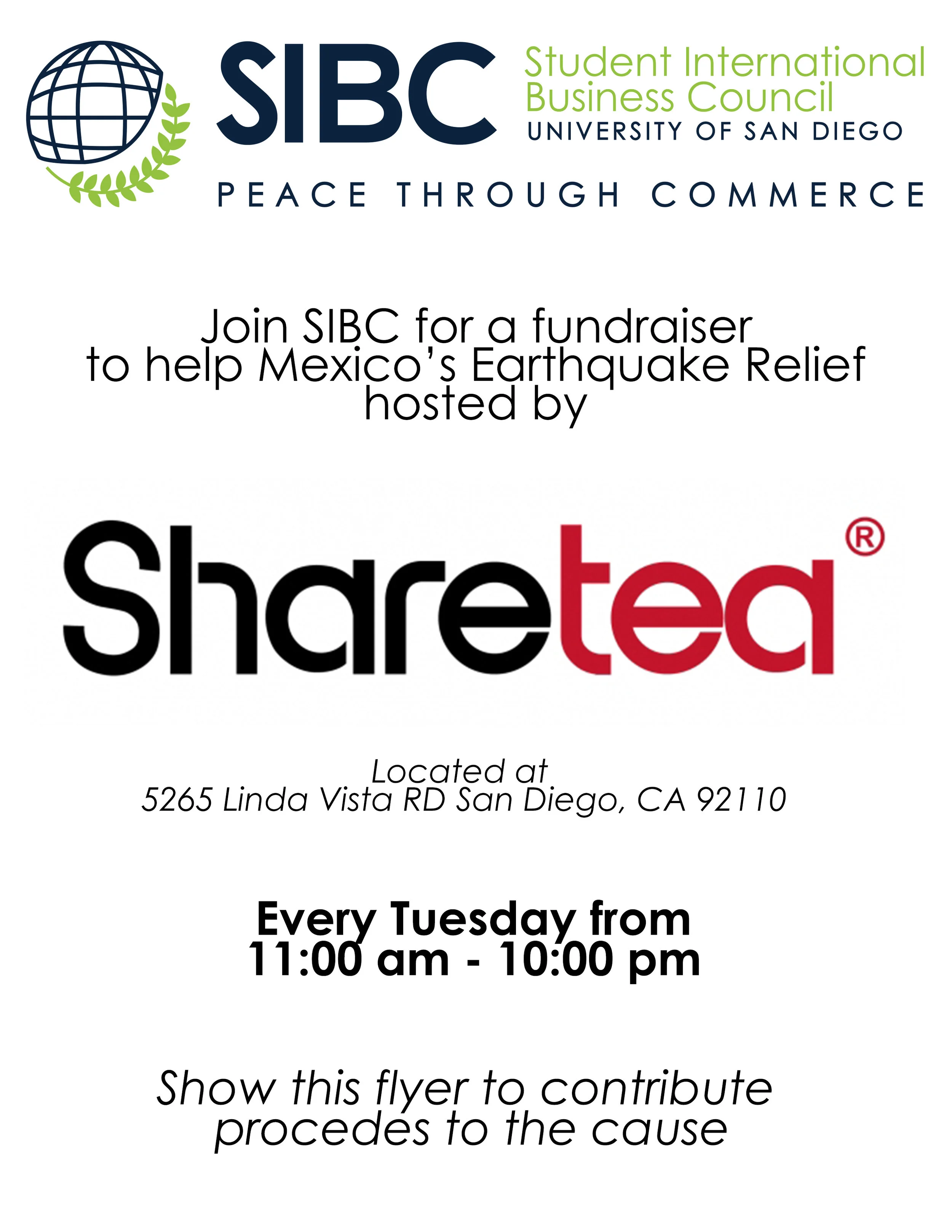 ShareTea Fundraisor