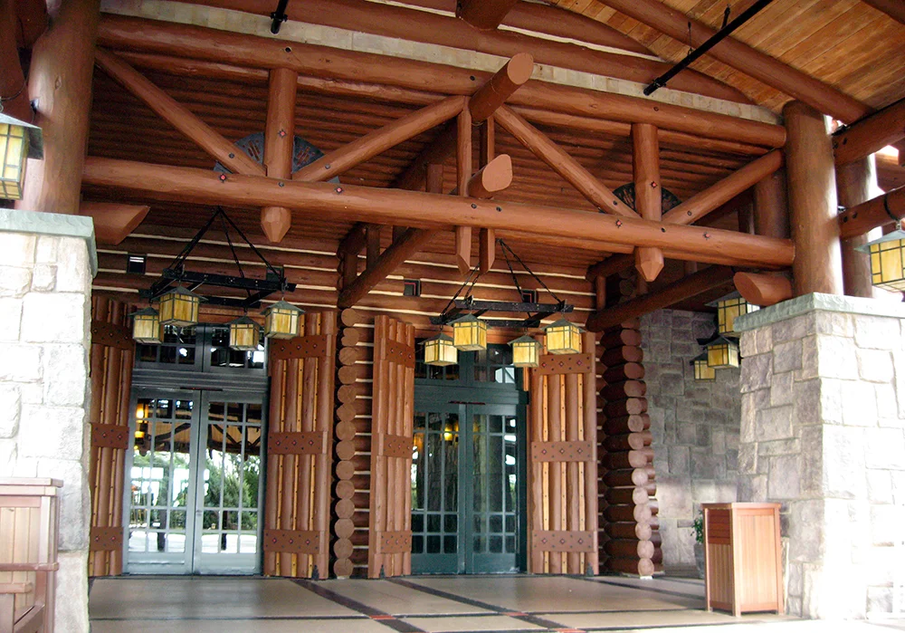 Front entrance doors.