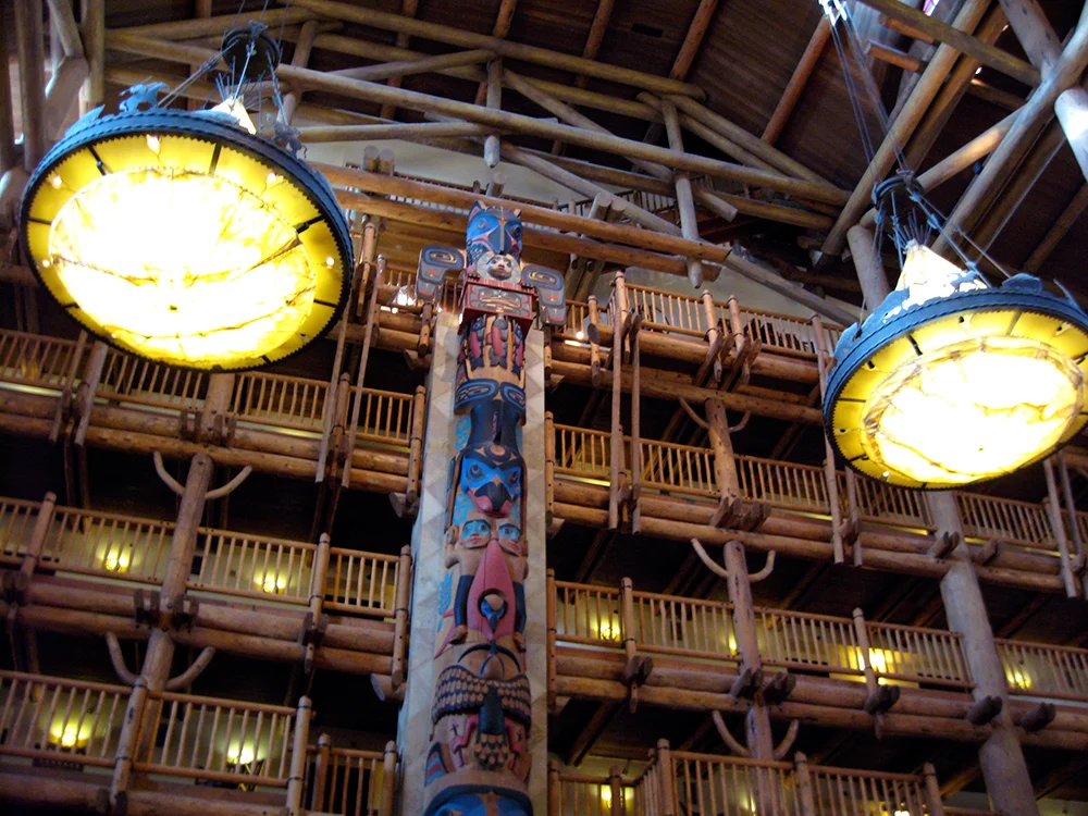 Wilderness Lodge lobby.