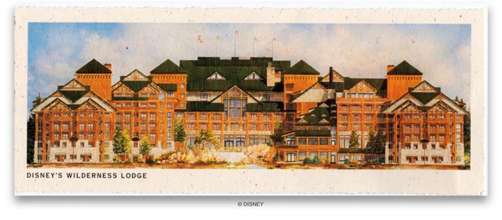 Faux-vintage postcard. Ⓒ Disney Enterprises, Inc.