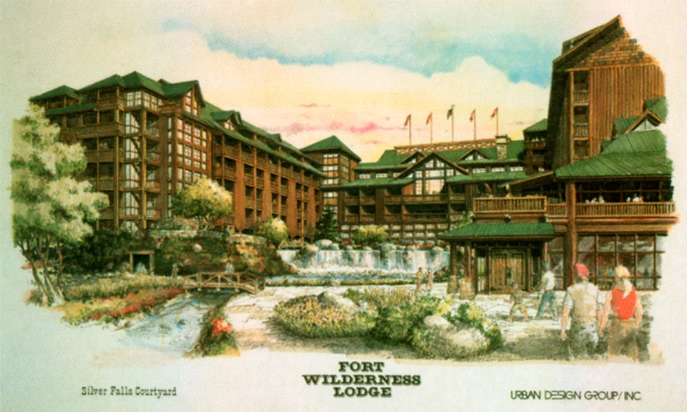Concept rendering for the Wilderness Lodge. Ⓒ Urban Design Group, Inc.