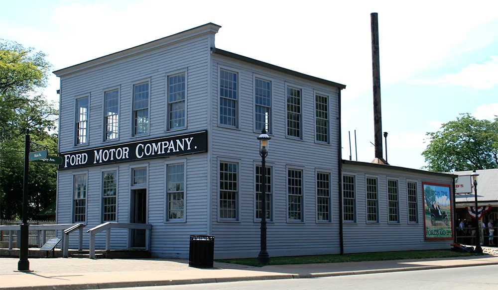 Scale replica of the Mack Avenue plant.