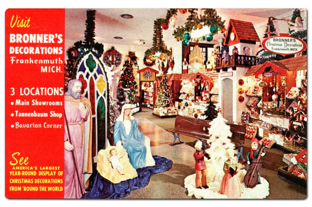 Vintage Bronner’s postcard.