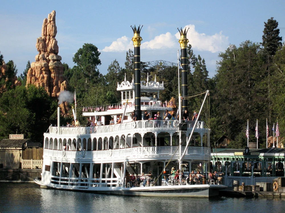The Mark Twain Riverboat at Disneyland, 2008.