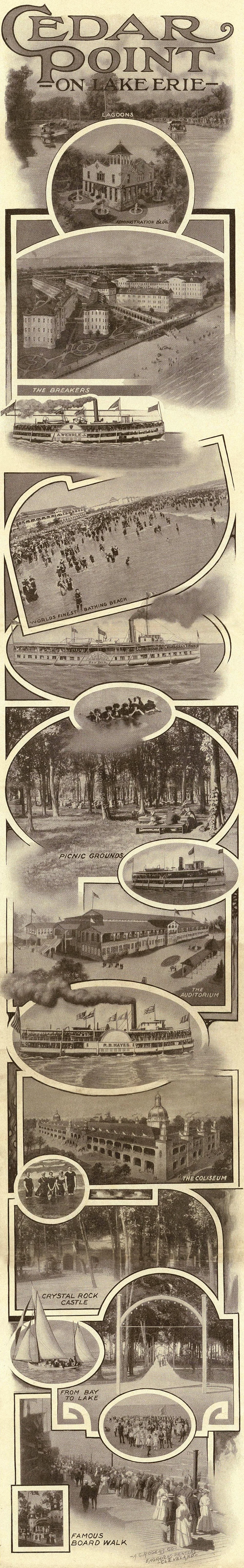 Cedar Point promotional booklet, 1909.
