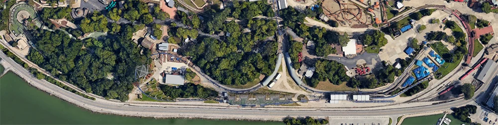 Frontier Trail area, satellite view.