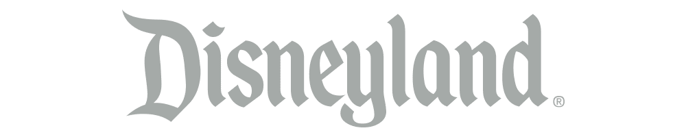Disneyland’s current wordmark, refined over the years.