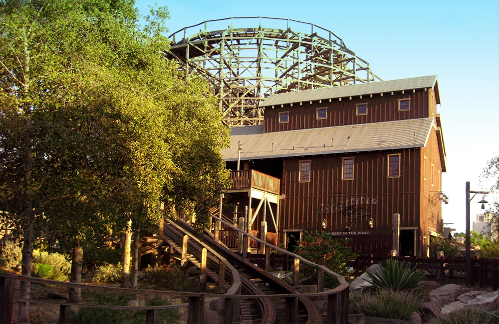 GhostRider at Knott’s Berry Farm, 2007.