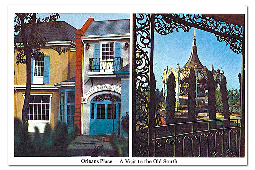 Vintage postcard, Orleans Place .