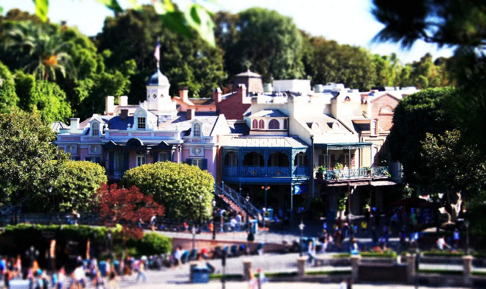 New Orleans Square at Disneyland, 2007.