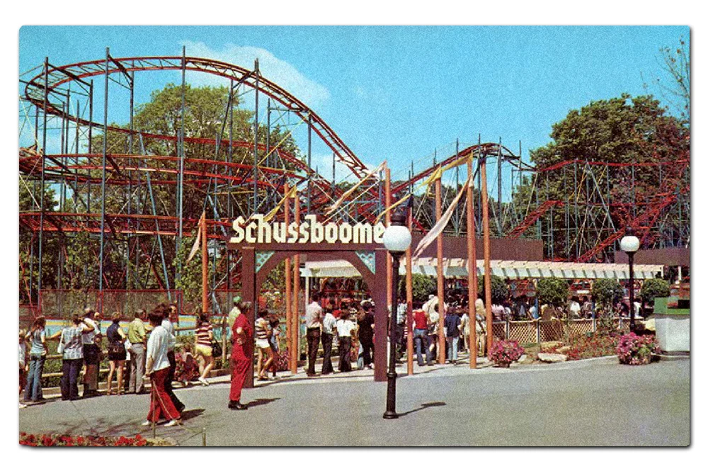 Vintage postcard, Schussboomer (1973–1984).