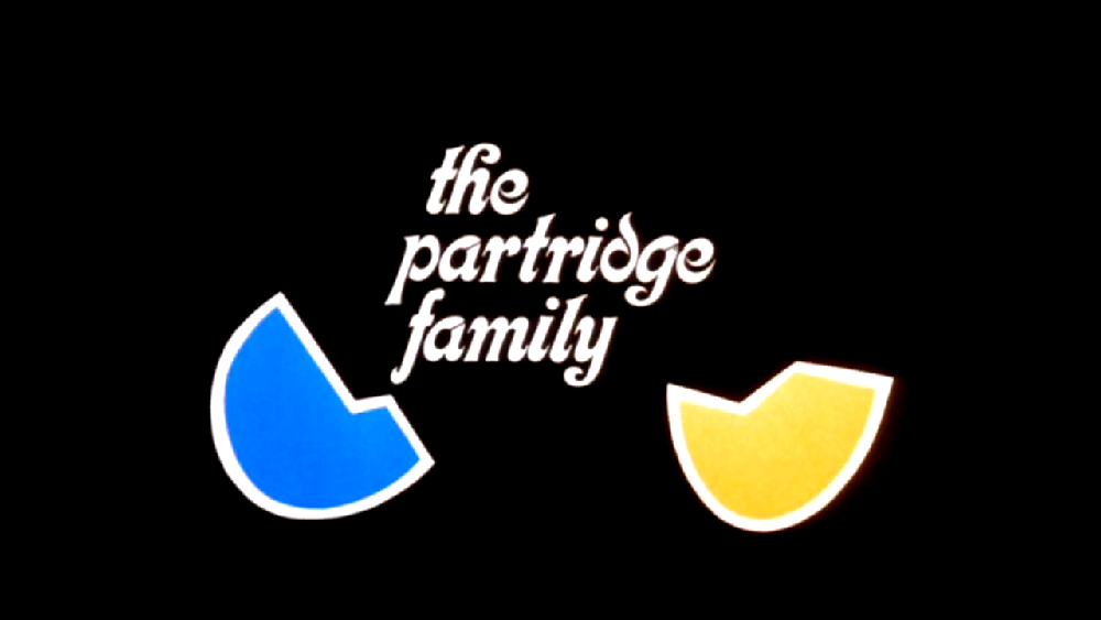 The Partridge Family opening title card, 1970.