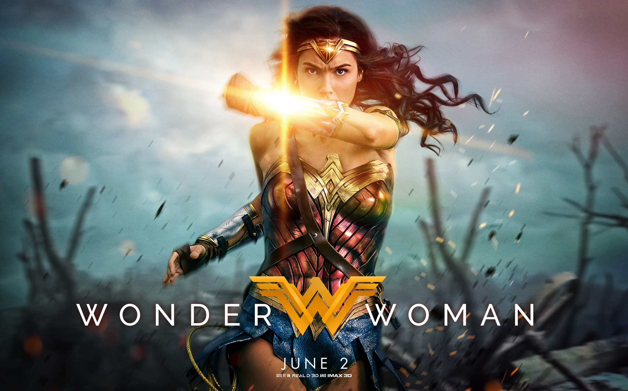 Wonder Woman movie promotional photo.