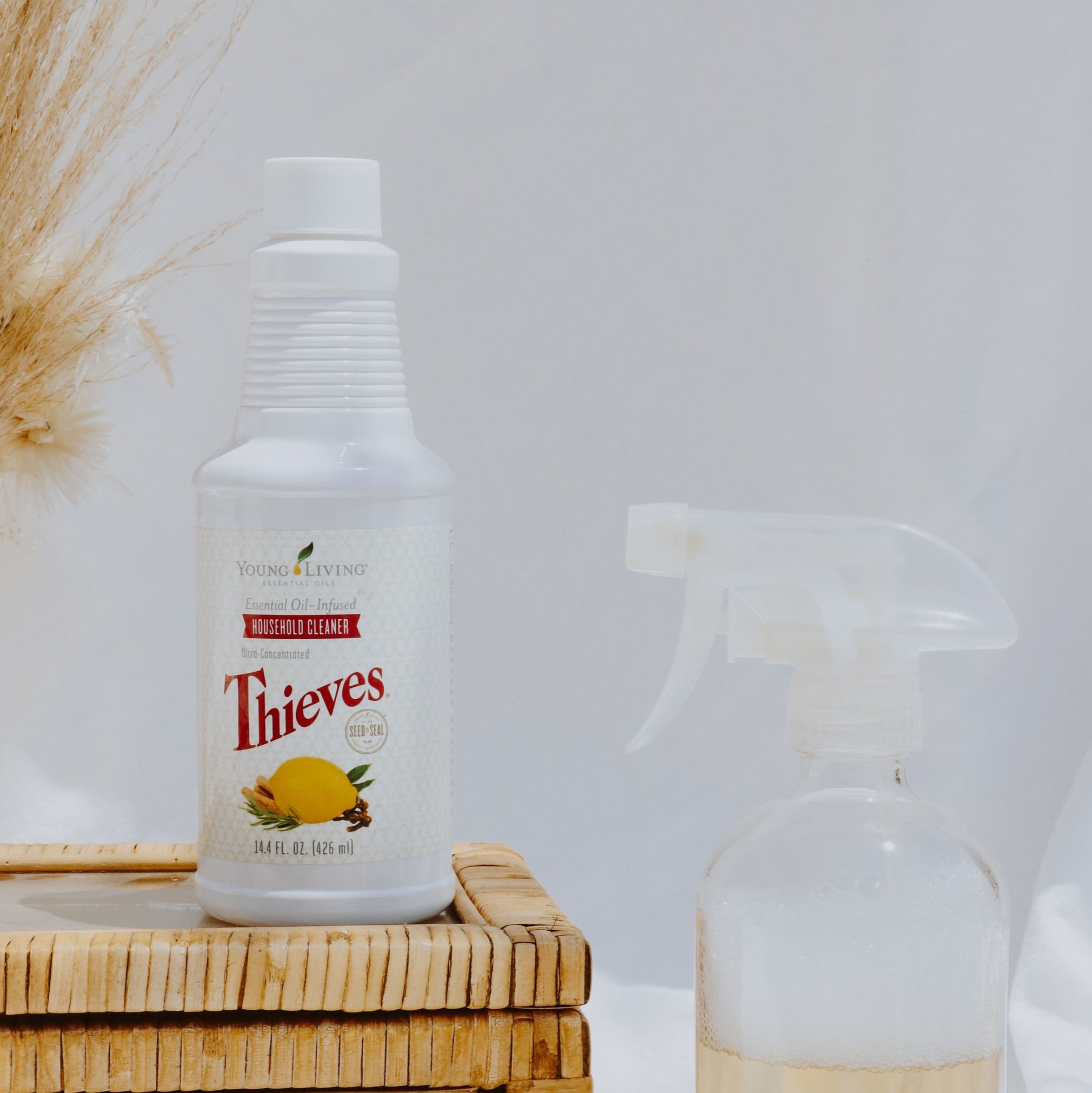 Thieves Essential Oil-Infused 6X Ultra Concentrated Laundry Soap Fresh Citrus Scent 32 fl oz 946 ml by Young Living