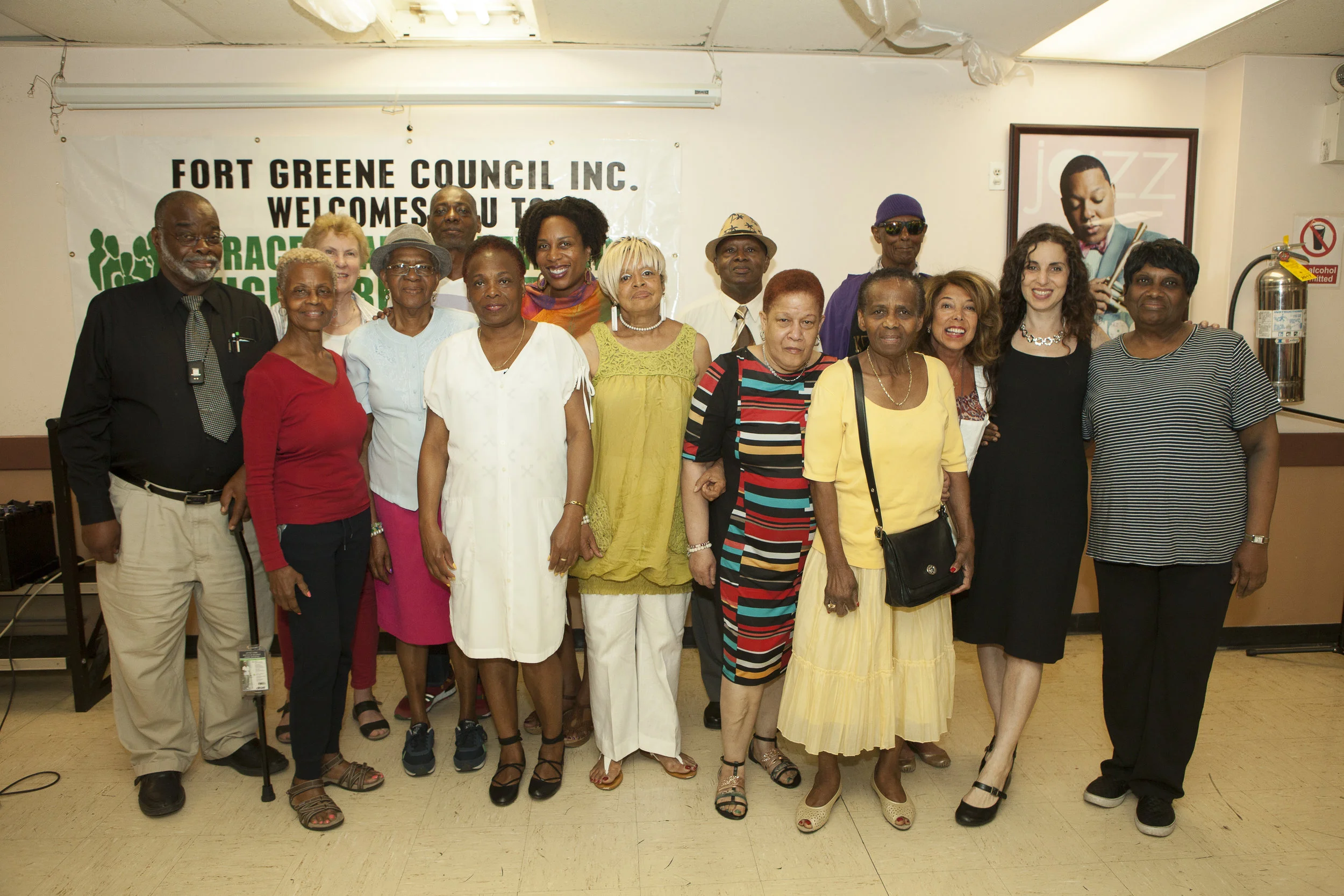 Group Picture - Grace Agard Harewood Senior Center- Brooklyn, 2017