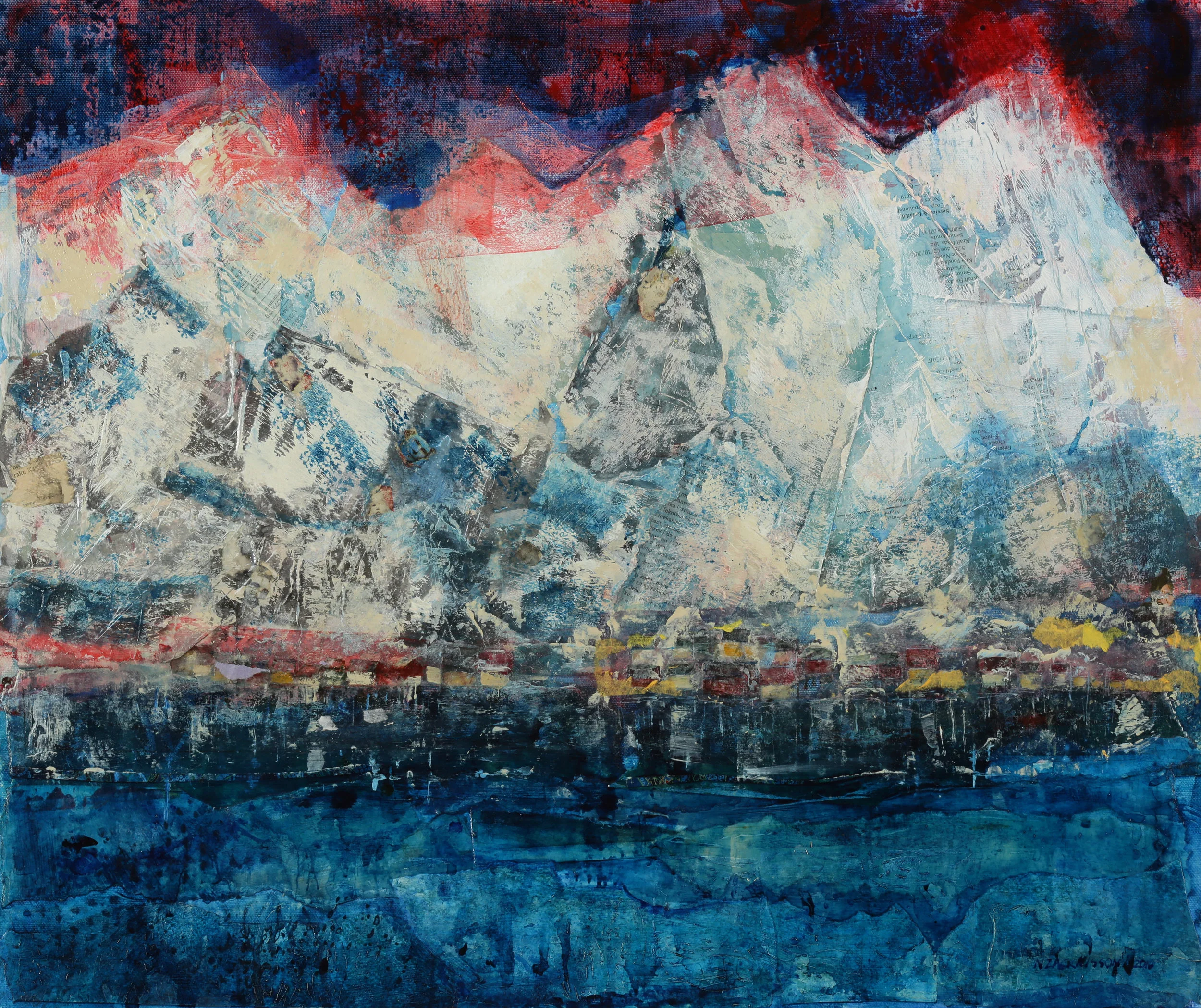 Red Sky Lofoten   20x24     2016