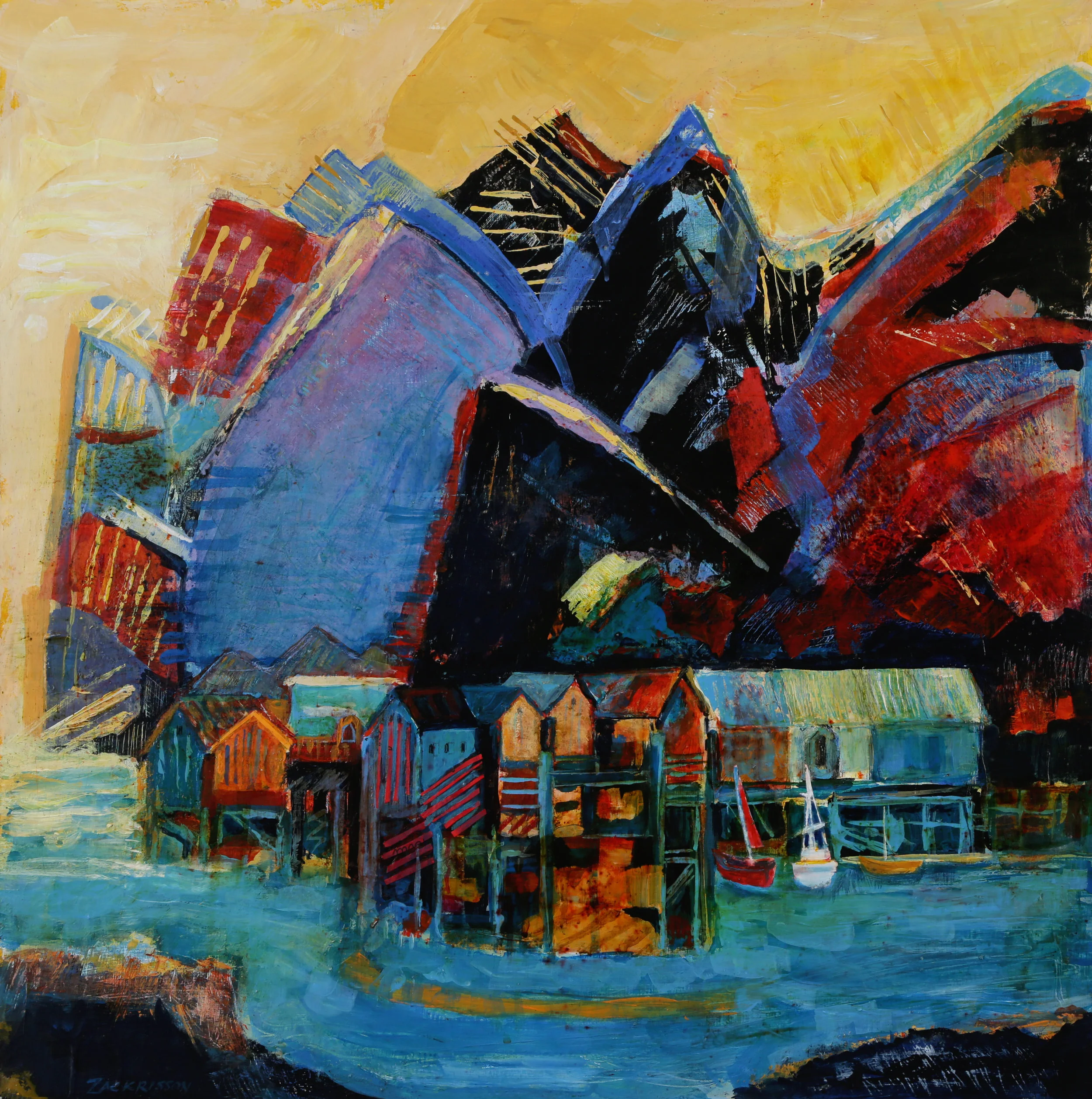 Lofoten Yellow   24x24          2017