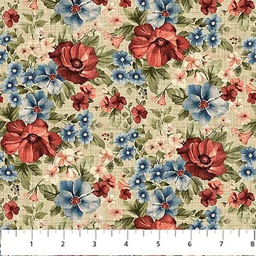 Farmhouse Sampler - Beige Packed Floral
