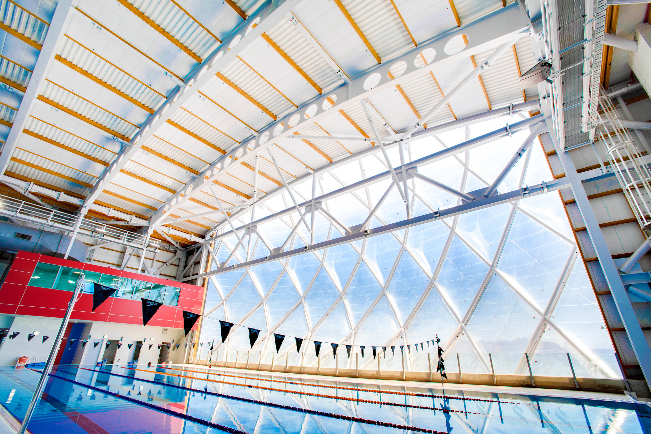 AUT Millenium Aquatic Centre, Feature ETFE Facade