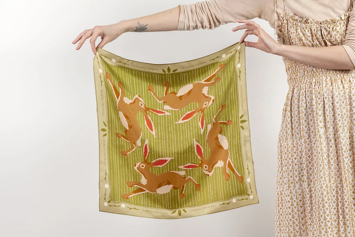 Rabbit Silk Scarf