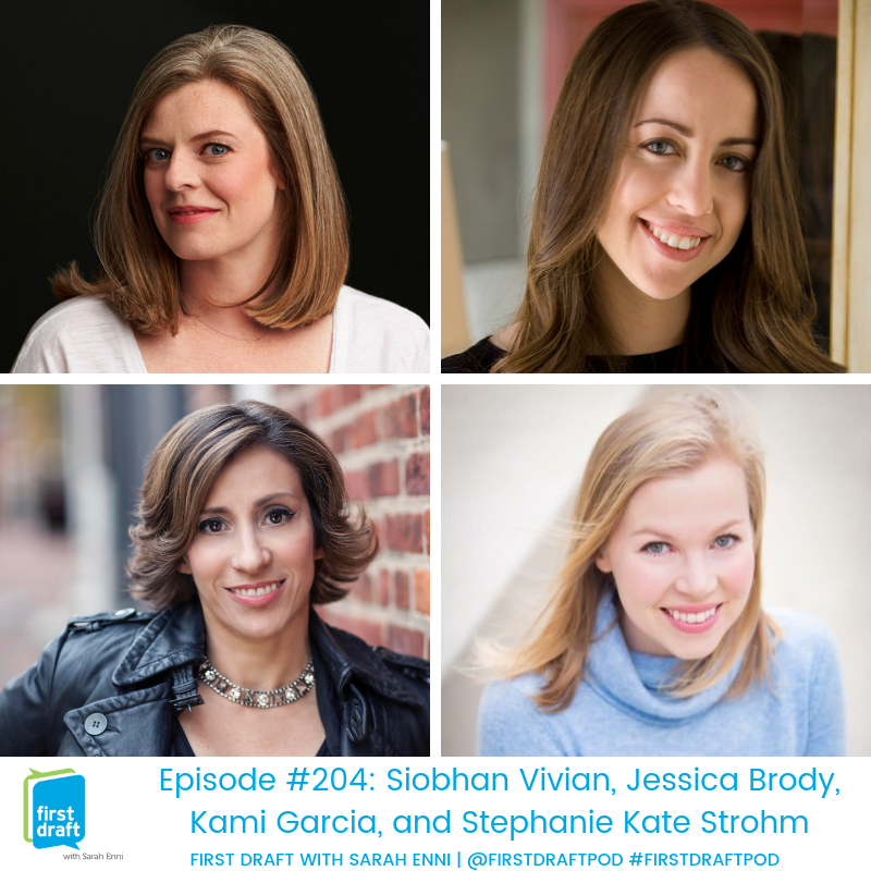 Siobhan Vivian, Kami Garcia, Stephanie Kate Strohm, and Jessica Brody on the “Pitter Patter: Writing Fresh Love Stories” from YALLFest 2018