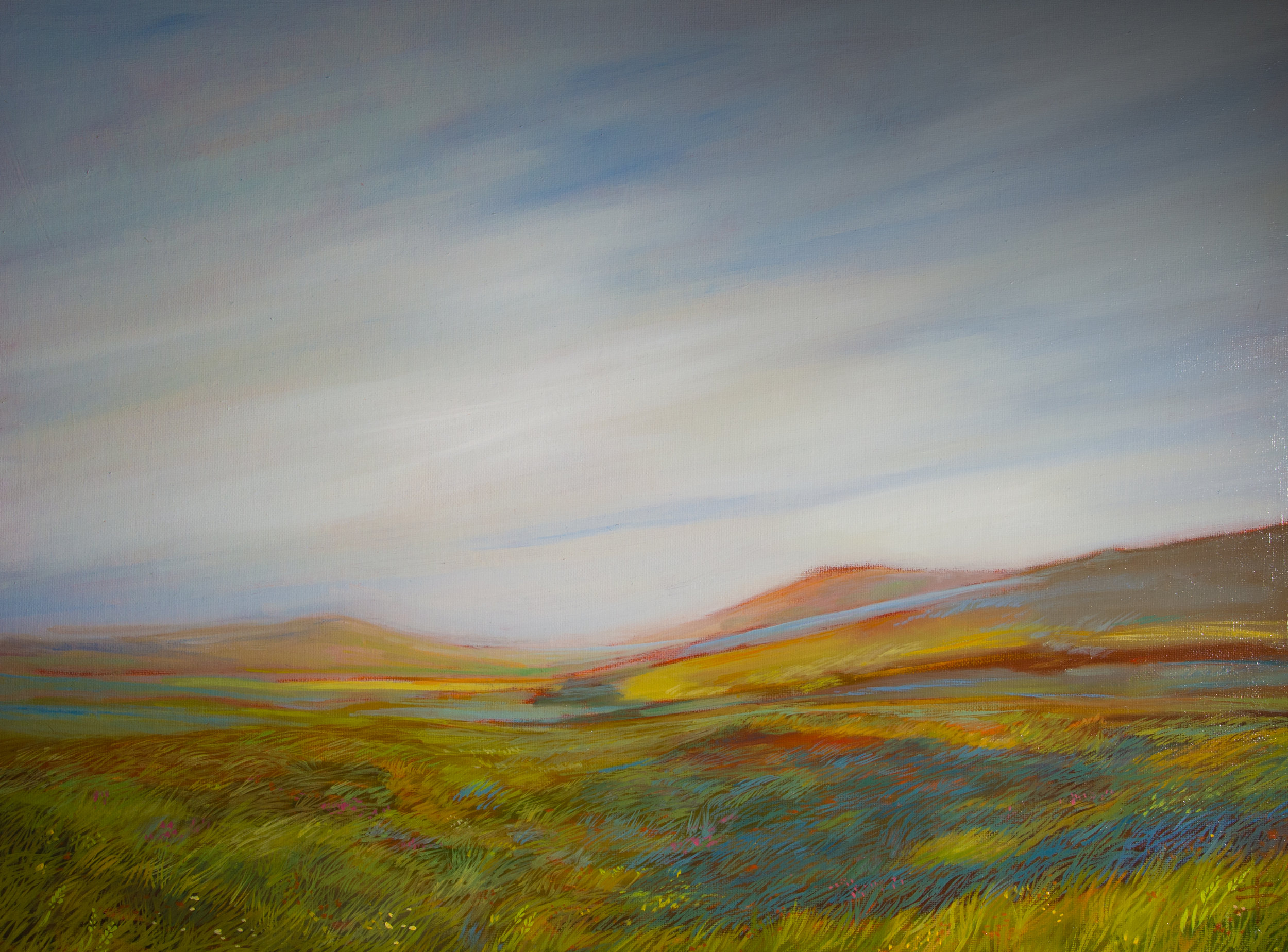 "Military Road, Ireland" 18 x 24" oil painting. SOLD