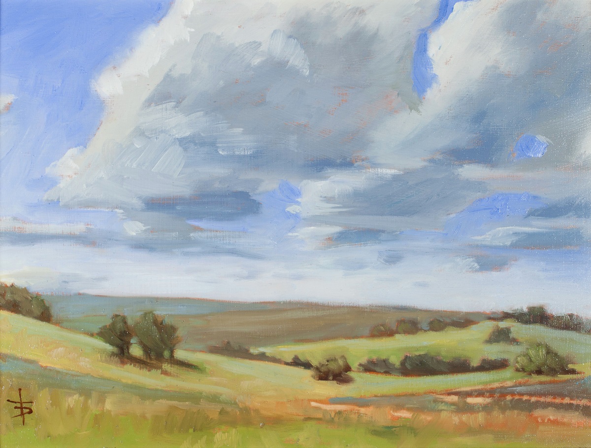 "Road to Winona" 9 x 12" oil painting. SOLD