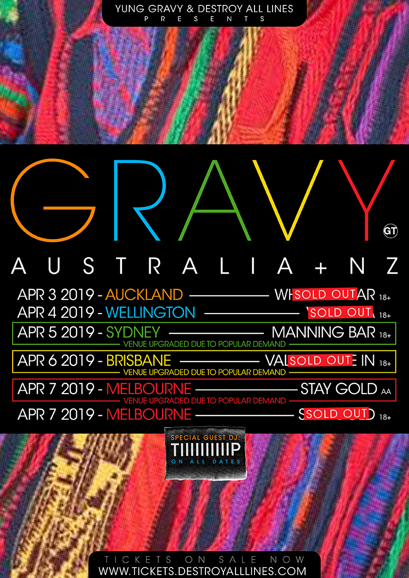 Tour Manager; April 2019
