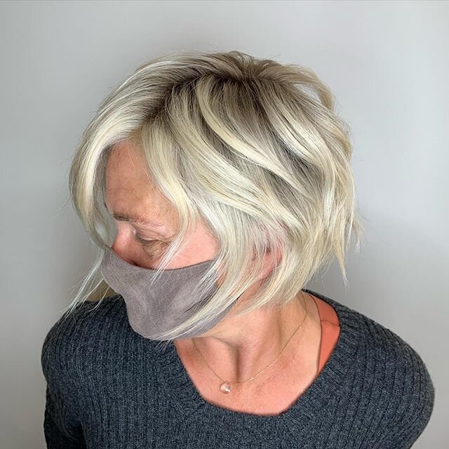 REVIVAL.  5hr #bleachandtone Used @olaplex every step of the way.  #Covidcomeback #betterthanever #hairiswhatido Thanks for being the BEST @its.me.steph.anie