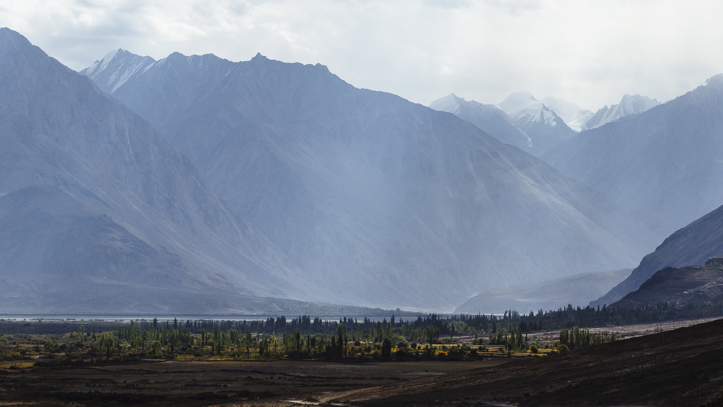 High mountains of Nubra Valley