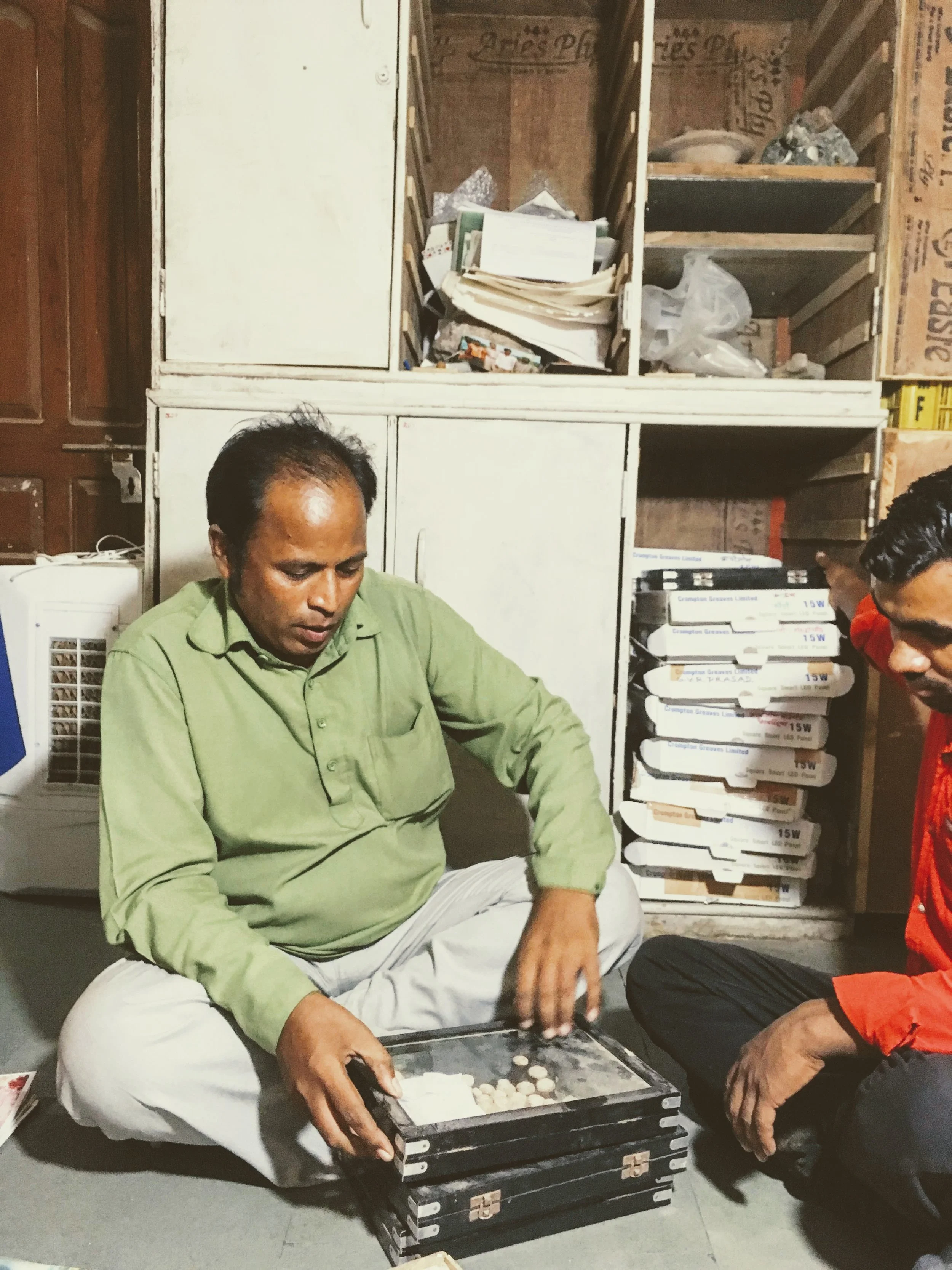 High school physics teacher Vishal Verma moonlights as a palaeontologist around the Bagh area in Central India.
